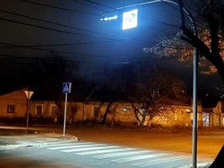 В Одессе устроили подсветку на еще четырех пешеходных переходах
