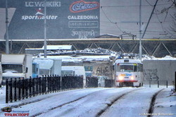 В Одессе снег не смог остановить транспорт (ФОТО, ВИДЕО)