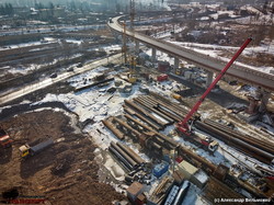Как в Одессе строят новую дорогу в порт по президентской программе (ВИДЕО)