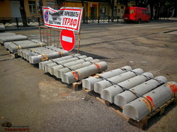 В Одесі завершують ремонт трамвайних колій біля "Привозу" (ФОТО)