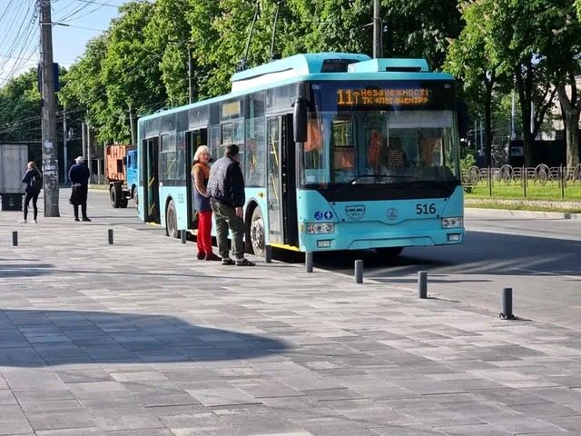 У Чернігові відновили рух тролейбусів