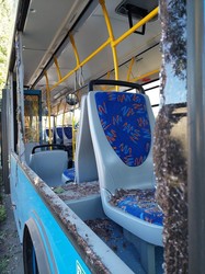 Обстрілами пошкоджено тролейбуси Миколаєва (ФОТО, ВІДЕО)