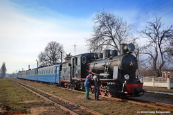 На Одеській залізниці курсував різдвяний експрес з ретро-паровозом (ФОТО, ВІДЕО)