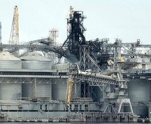 В порту Чорноморськ російським ударом знищено 60 тисяч тон зерна