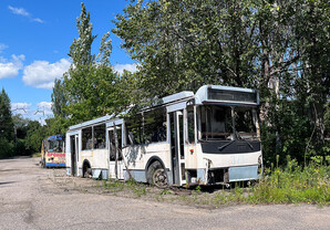 Окупанти ліквідували тролейбус в Алчевську