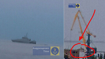 У окупований Маріуполь зайшов російський військовий корабель