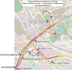У Києві запускають автобуси і тролейбус для компенсації метро на Теремки