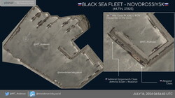 Останній великий бойовий корабель росіян тікає з Севастополя