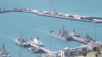 Флот росії виходив в море з Новоросійська