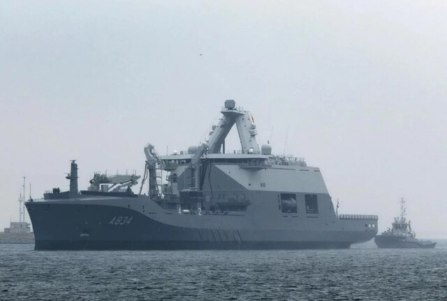 Флот Нідерландів отримав корабель забезпечення, збудований з української сталі