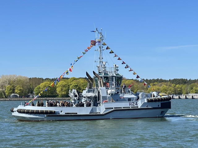 Військовий флот Литви вперше за 30 років отримав повністю новий корабель