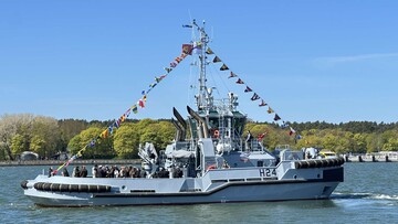 Військовий флот Литви вперше за 30 років отримав повністю новий корабель