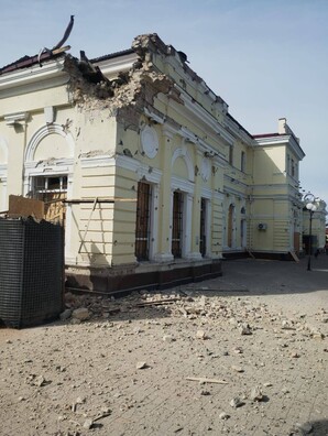 Атаковано залізницю у Херсоні