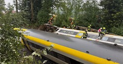 Дві аварії сталися з німецькими пасажирськими поїздами