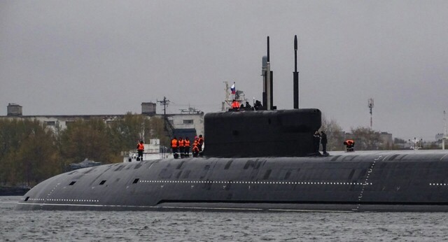 На росії включили до складу недофлоту новий стратегічний атомний підводний човен