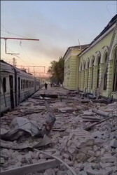По залізничній інфраструктурі Харківської області росіяни завдали удар