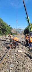 Відновлено магістральну залізницю у Київській області