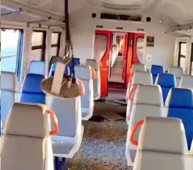 Відновлено пошкоджену росіянами електричку