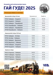 Одеська залізниця запрошує на паровозний фестиваль