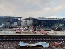 Залізницю вночі атакували росіяни