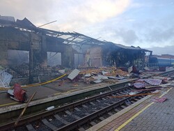 Залізницю вночі атакували росіяни