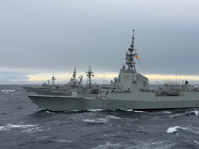 Іспанія вперше за довгий час вивела в море всі свої новітні фрегати