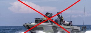 Знищено російський швидкісний десантний катер