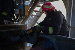 Під російською нічною атакою були місто і порт Чорноморськ