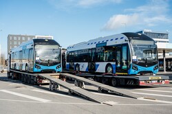 У Таллінн прибули перші нові тролейбуси