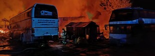 У Ізмаїлі атаковано порт та СТО з автобусами