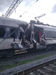 У Вінницькій області "Інтерсіті" зіткнувся з маневровим тепловозом