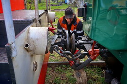 На Гайворонській вузькоколійці провели незвичний туристичний рейс по всій діючій лінії (ВІДЕО)