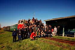 На Гайворонській вузькоколійці провели незвичний туристичний рейс по всій діючій лінії (ВІДЕО)