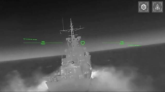 В Каспійському морі уражено російський сторожовий корабель фсб