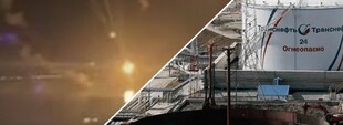 В порту Новоросійська уражені російські кораблі і нафтові об'єкти