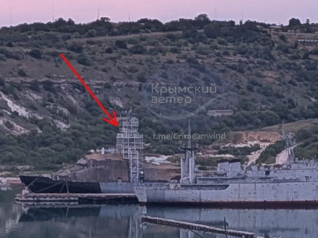 У росіян зруйновано новий розвідувальний корабель чорноморського недофлоту