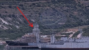 У росіян зруйновано новий розвідувальний корабель чорноморського недофлоту