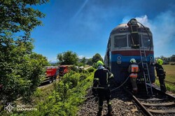 У Закарпатті горів пасажирський дизель-поїзд