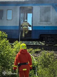 У Закарпатті горів пасажирський дизель-поїзд