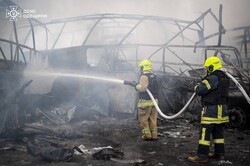 В Одесі російською атакою уражено автобусний парк