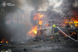В Одесі російською атакою уражено автобусний парк