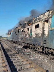 У Запорізькій області росіяни атакували пасажирський поїзд
