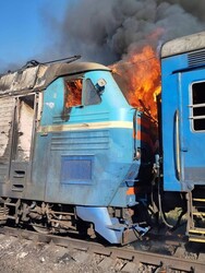 У Запорізькій області росіяни атакували пасажирський поїзд
