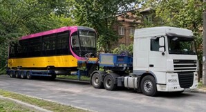 Почалося постачання нових трамваїв до Кам'янського