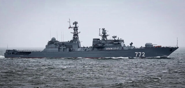 У протоці Ла-Манш російський корабель провів навчальні стрільби