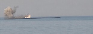 Біля Одеської області росіяни атакували судно в морі