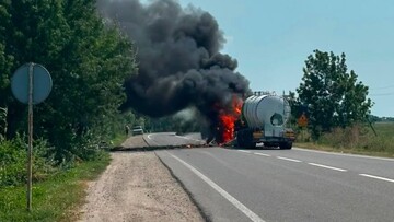У Одеській області росіяни атакували вантажівку на трасі Одеса - Рені