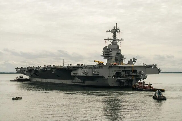 Новітній суперавіаносець флоту США USS John F. Kennedy завершив попередні приймальні випробування