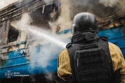 У Харкові росіяни атакували приміську електричку